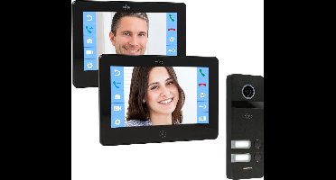 ELRO PRO PV40 1080P Full HD Video Deur Intercom Systeem - 7" full HD scherm - Voicemail functie - 2 Bewoners
