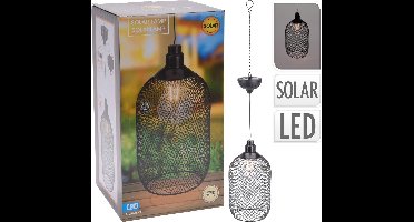 ProGarden Hanglamp solar LED 15 cm metaal