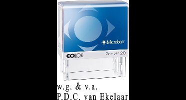 Colop Printer 20 Deurwaarder Blauw - Stempels - Stempels volwassenen - Snelle Levering