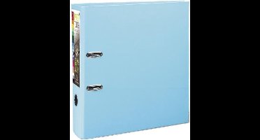 EXACOMPTA - Extra brede hendelvijl - Achterzijde 80 mm -24,2 x 29,7 - Gevuld polypropyleen - Lichtblauw