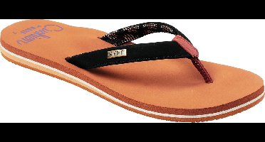 Reef Cushion Sands Dames Slippers - Zwart/Bruin - Maat 42,5