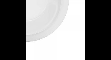 Servies Ornamin Klassik: 22 cm soepbord - egaal wit