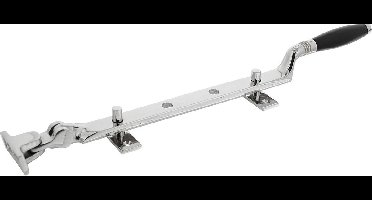 Intersteel Raamuitzetter Ton met stelpennen nikkel / ebbenhout