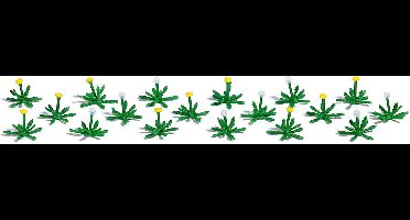 Busch - 18 Löwenzahnpflanzen H0 (Bu1246) - modelbouwsets, hobbybouwspeelgoed voor kinderen, modelverf en accessoires