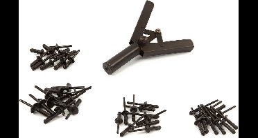 Popnageltang inclusief 40 Kunststof Popnagels