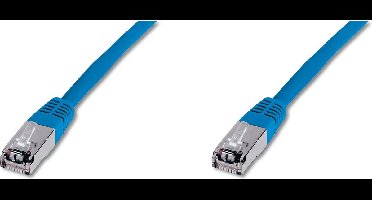 Digitus DK-1531-050/B RJ45 Netwerkkabel, patchkabel CAT 5e SF/UTP 5.00 m Blauw 1 stuk(s)