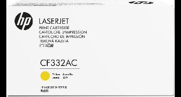 HP toner 654A geel CF332AC Origineel1 stuk(s)