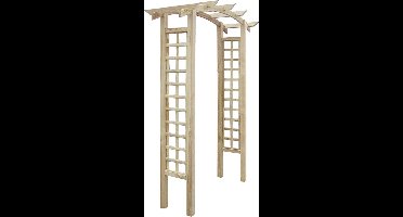 vidaXL - Tuinboog - 150x60x210 - cm - hout