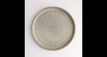 Tokyo Design Studio – Rond Bord met Rand – Grijs – 26,5x3cm