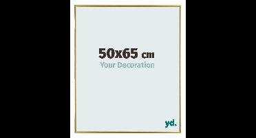 Your Decoration - Fotolijst 50x65 cm - Kunststof - Goud - Evry