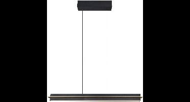 TRIO EMERSON - Hanglamp - Zwart mat - incl. 1x SMD 22 W - 4-stappen TOUCH dimmer - Traploos instelbare lichtkleur - Geheugen functie - Traploos in hoogte verstelbaar