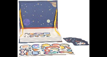 Magnetisch Boek - Ruimtevaart, 50dlg.