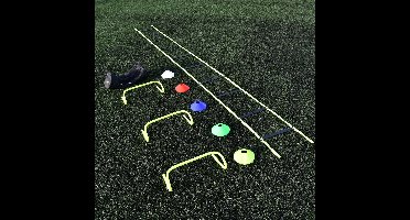 Precision trainingsset agility voor coaches en sporters multicolor.