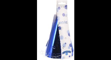 Hoedje Papier Blauw, 8st.