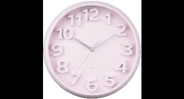 Karlsson Wandklok Elevated Classic Numbers - Zachtroze - 5x33.5x33.5cm - Wandklok Scandinavisch