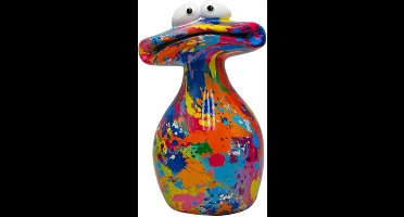 Creatieve Kikker met Grote Mond – Kleurrijke Decoratie voor Woonkamer, Tuin & Kantoor - Kunststof