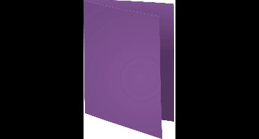 Exacompta 5x SUPER 60 - Pak van 250 inlegmappen - 22x31cm voor A4 - Lila - 850016E
