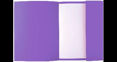 Exacompta 5x ROCK''S 210 -Pak van 50 dossiermappen 210g/m2 met 1 klep - 24x32cm A4 - - Paars - 218008E