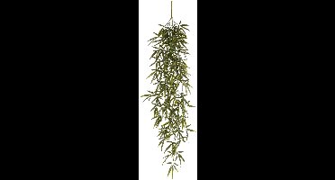 Mica Decorations Bamboe Kunst Hangplant - L105 x B35 x H3 cm - Groen