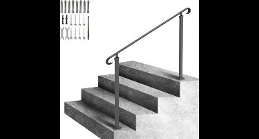 Trapleuning - Trapleuning Houders 48 cm - Antislip Handgreep - Ijzer - Voor Binnen/Buiten Gebruik