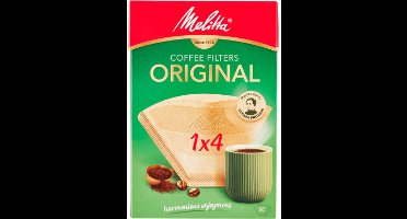 Melitta - Koffiefilters Original 1x4 Bruin - 4x 80 stuks