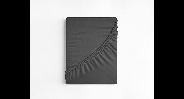 Dreamhouse Katoen Hoeslaken - 160x200 cm - Antraciet - Tweepersoons