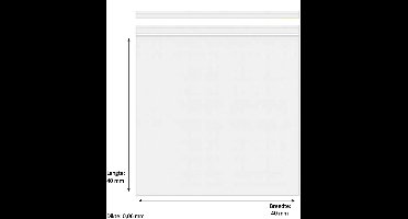 100x Gripzakjes 40x40 mm 60 micron wit - Ziplock Bag White - Uitdeelzakjes