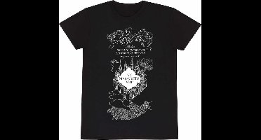 Harry Potter - Marauders Map T-Shirt Black-XXL