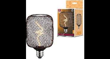 Metallic Glow Standaard 230 V Ampoules LED Zyl 160lm 4W 1800K dimbaar Zwart