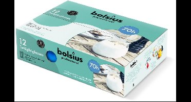Bolsius twilight blauw 70 uur 12 stuks