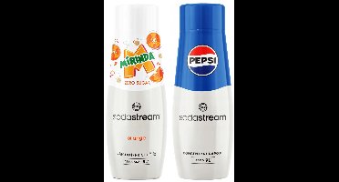 SodaStream Serie - Syrup Set - Mirinda Zero - Pepsi - 2 Stuks
