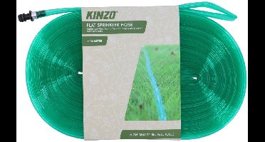 Kinzo Sproeislang 30M – Platte tuinslang voor gelijkmatige besproeiing – Ideaal voor gazons, bloembedden en tuin – Flexibel, duurzaam en ruimtebesparend ontwerp