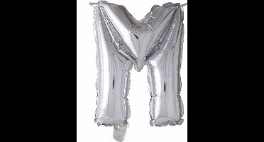 Wefiesta Folieballon Letter 'm' 102 Cm Zilver