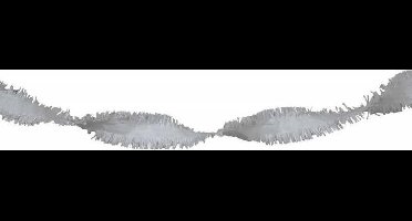 Wefiesta Slinger 600 Cm Crêpepapier Zilver