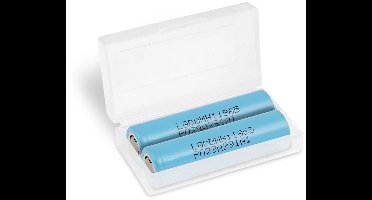 18650 Li-ion 3200mAh oplaadbare batterij 2 stuks