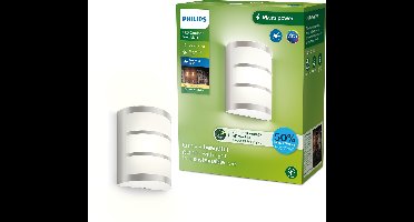 Philips Python wandlamp - Ultra Efficient - RVS - 3,8W