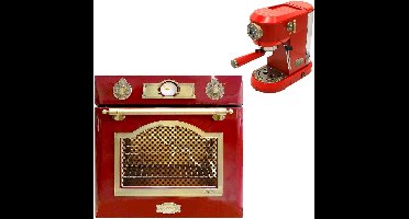 Kaiser - Inbouwoven - EH 6355 RotEm - Koffiezetapparaat - KA 2005 RotEm - 1-voudige telescoopgeleider - elektrische inbouwoven - zelfvoorzienend - 60cm - 67L -8 functies