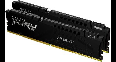Kingston Technology FURY Beast 64GB 6000MT/s DDR5 CL36 DIMM (set van 2) Black