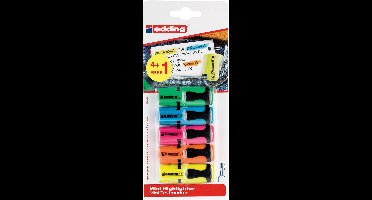 edding mini highlighter - blister van 5 kleuren - Fluostiften - back to school