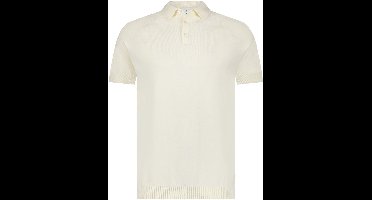 Blue Industry poloshirt korte mouw creme