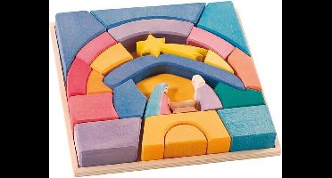 Ostheimer Regenboog kerststal set