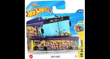 HOT WHEELS AIN'T FARE BUS AINT PURPER 88/250 HW ART CARS 8/10