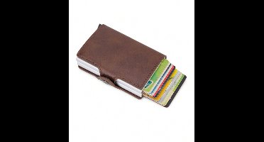 S&E Slimme portemonnee met RFID – Drievoudig Design – Microvezelleer – Compact & Veilig