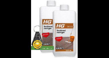 HG Laminaatreiniger - 2 stuks - inclusief sleutelhanger