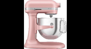 KitchenAid keukenmachine - Artisan - In hoogte verstelbare kom - 375 W - 11 snelheden - 3 RVS accessoires - 6,6L - Roze