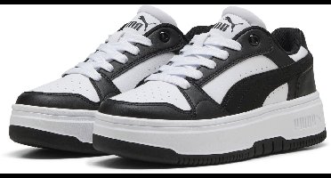 PUMA Rebound Femme Jr Meisjes Sneakers - Puma White-Puma Black