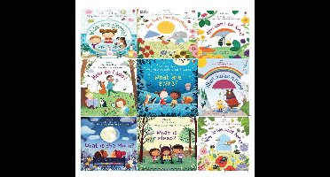 USBORNE - Lift The Flap BoardBooks For 3-7 Year Children (Set Of 9 Books)