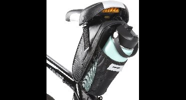 Fietstas onder het zadel 1,5 l zwart