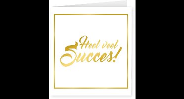 Gold white cards - Succes