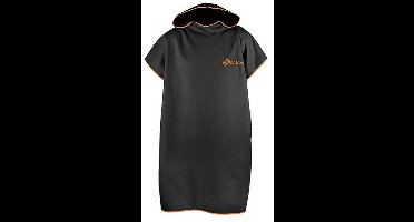 BECO BEactive beach poncho - zwart/oranje - maat S/M